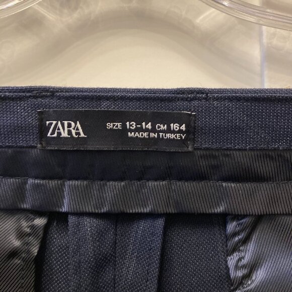 Zara Boys Plaid Suit Pants, Size 13-14 - Picture 6 of 6